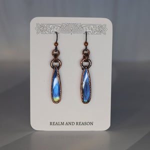 Labradorite Earrings (b)