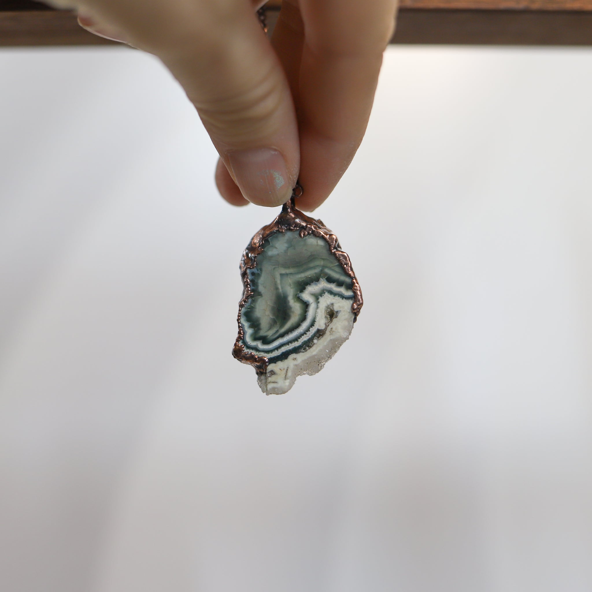 8th Vein Ocean Jasper Necklace Druzy