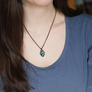 Tibetan Turquoise Necklace (a)