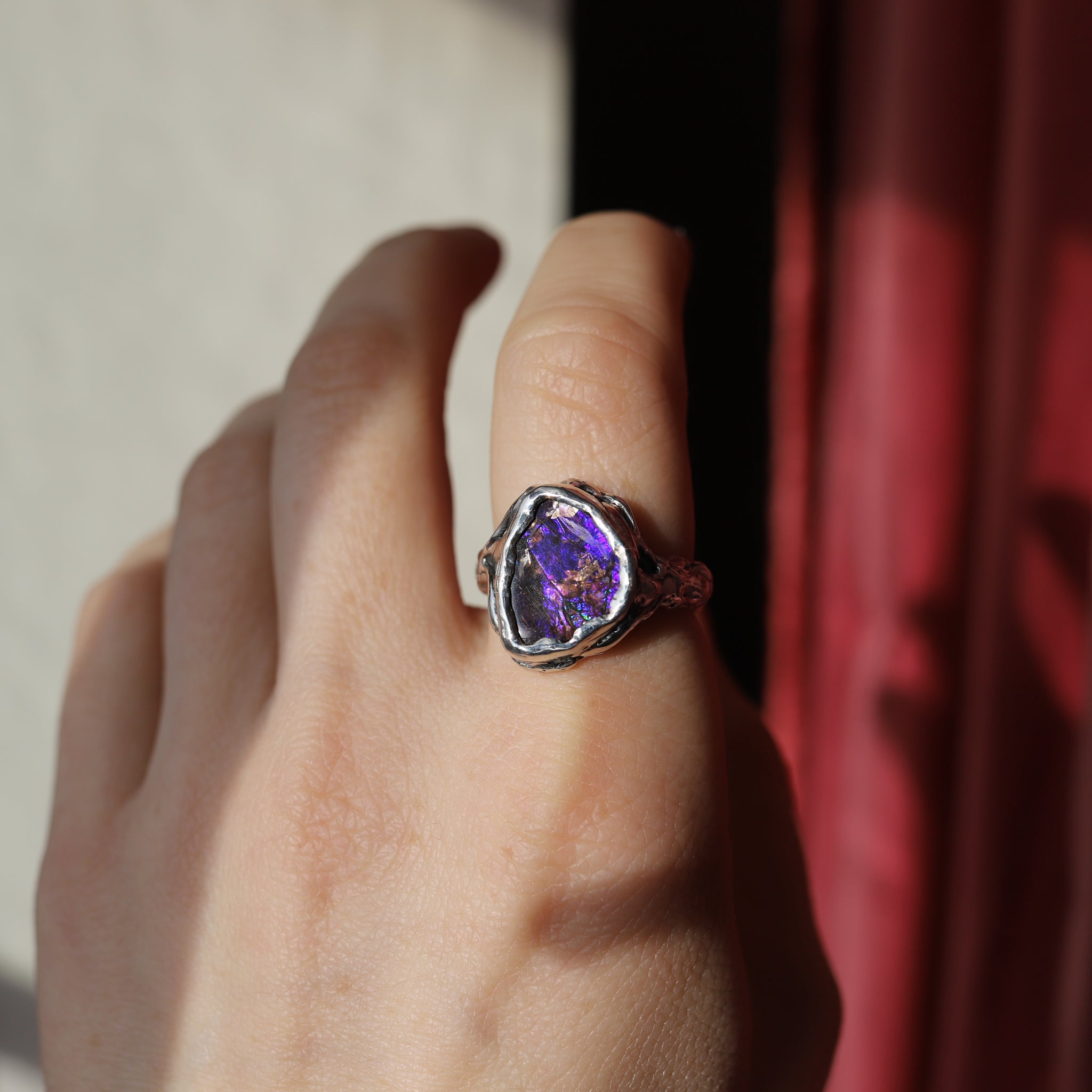 Ammolite Ring size 9