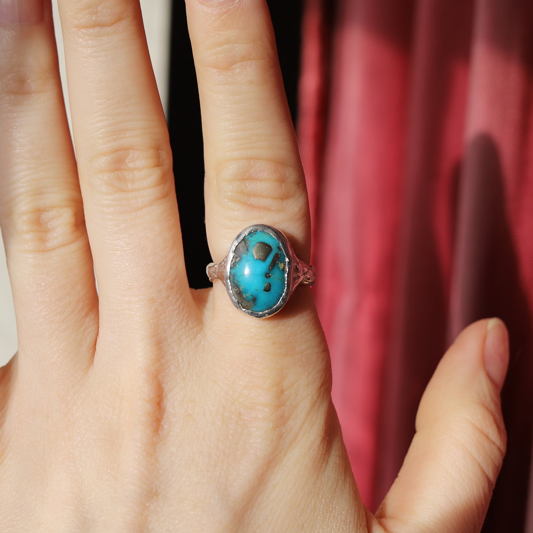 Persian Turquoise Ring size 7.5