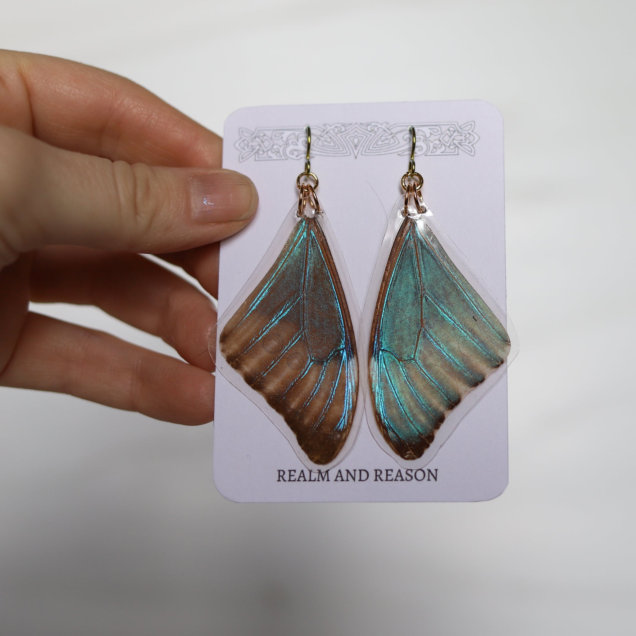 Blue Morpho Earrings