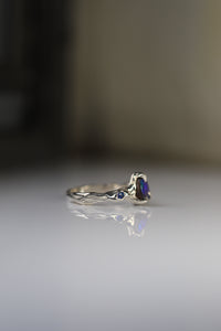 Opal, Emerald & Sapphire Ring size 8