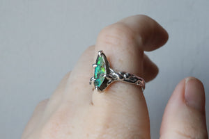Australian Boulder Opal Ring size 8.5