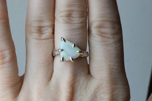 Australian Crystal Opal Ring size 6.75