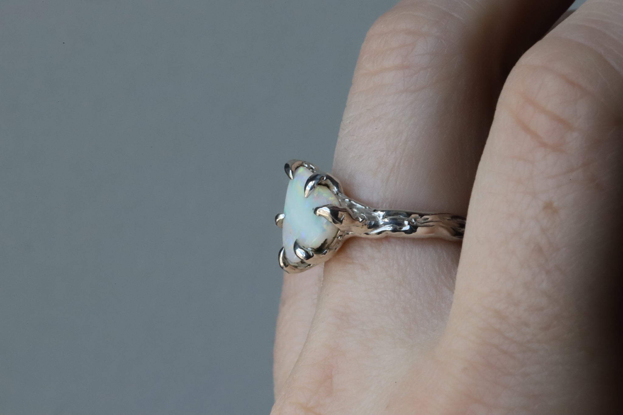 Australian Crystal Opal Ring size 6.75
