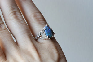 Lightning Ridge Opal Ring size 8.75