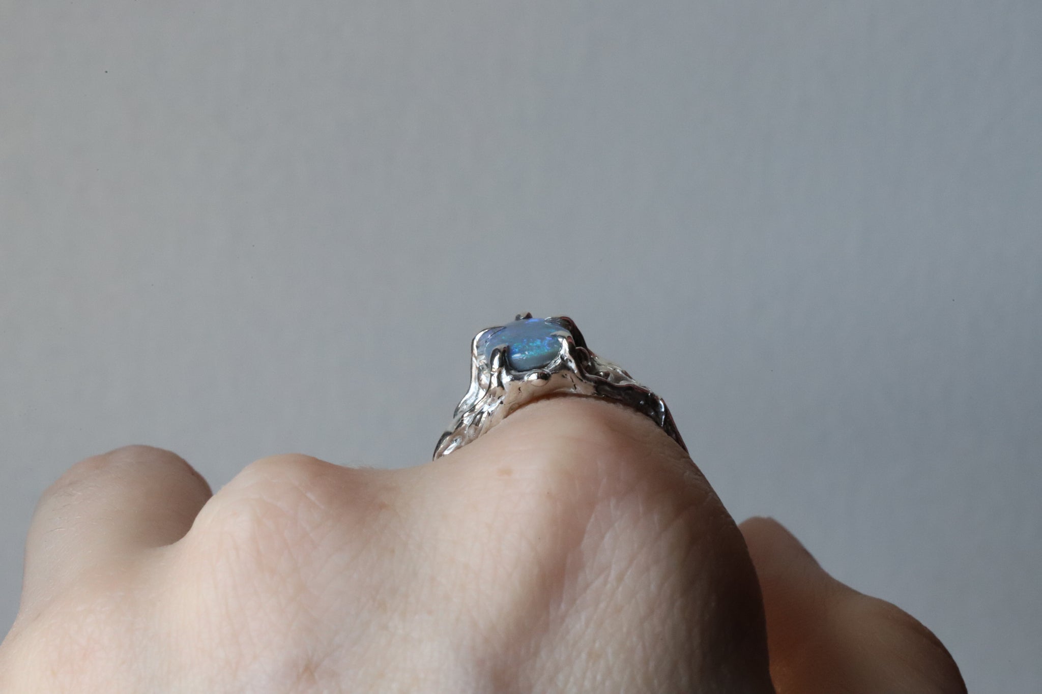 Lightning Ridge Opal Ring size 8.75