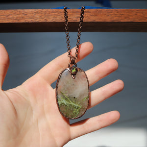 Green Tourmaline & Peridot Necklace