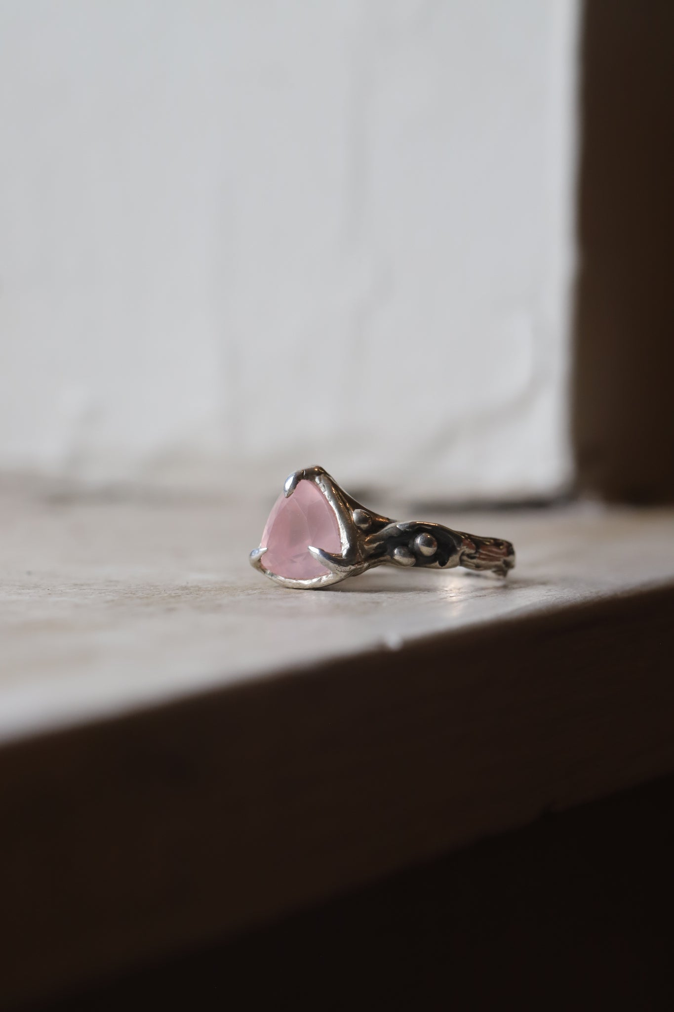 Rose Quartz Ring size 8