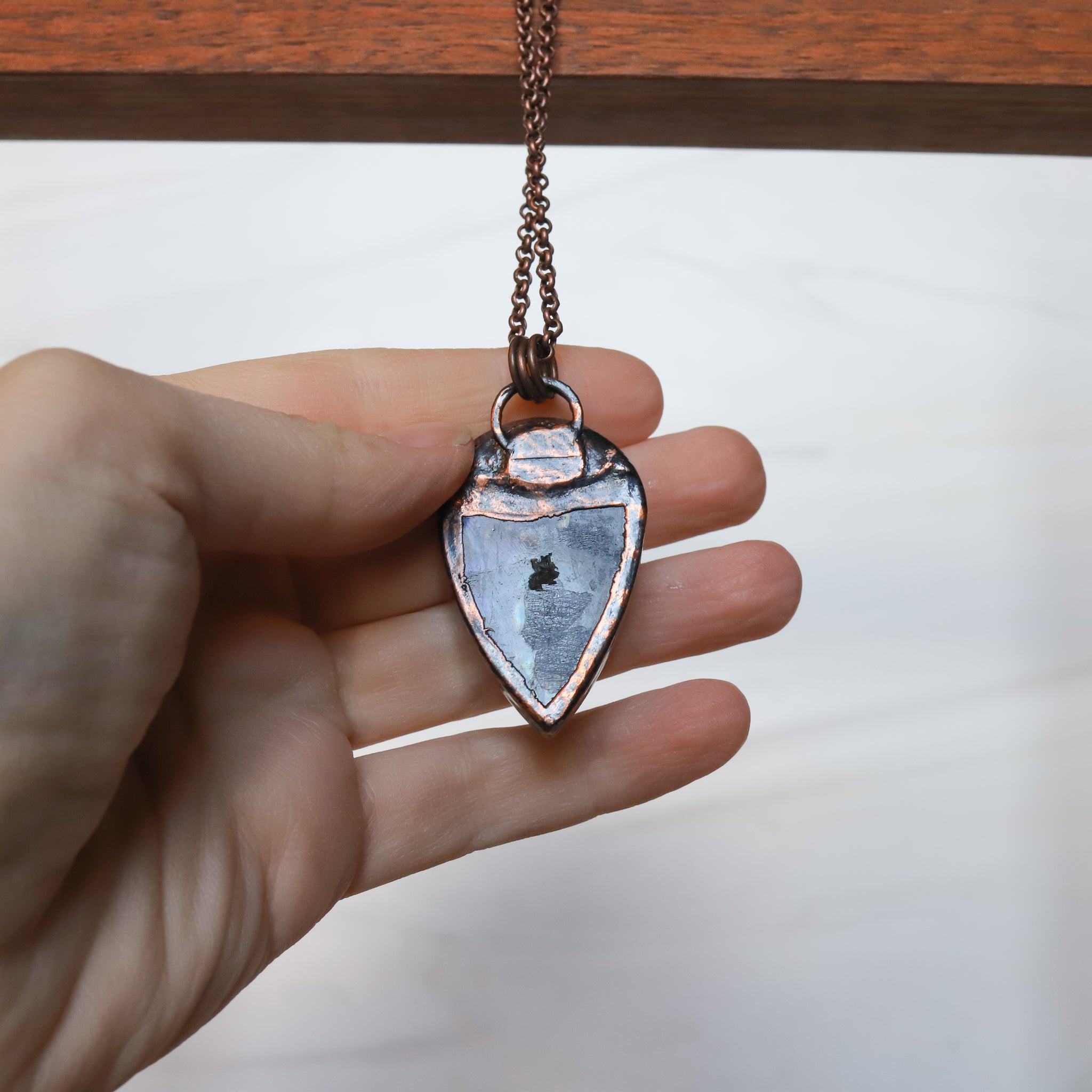 Purple Labradorite Necklace- as is