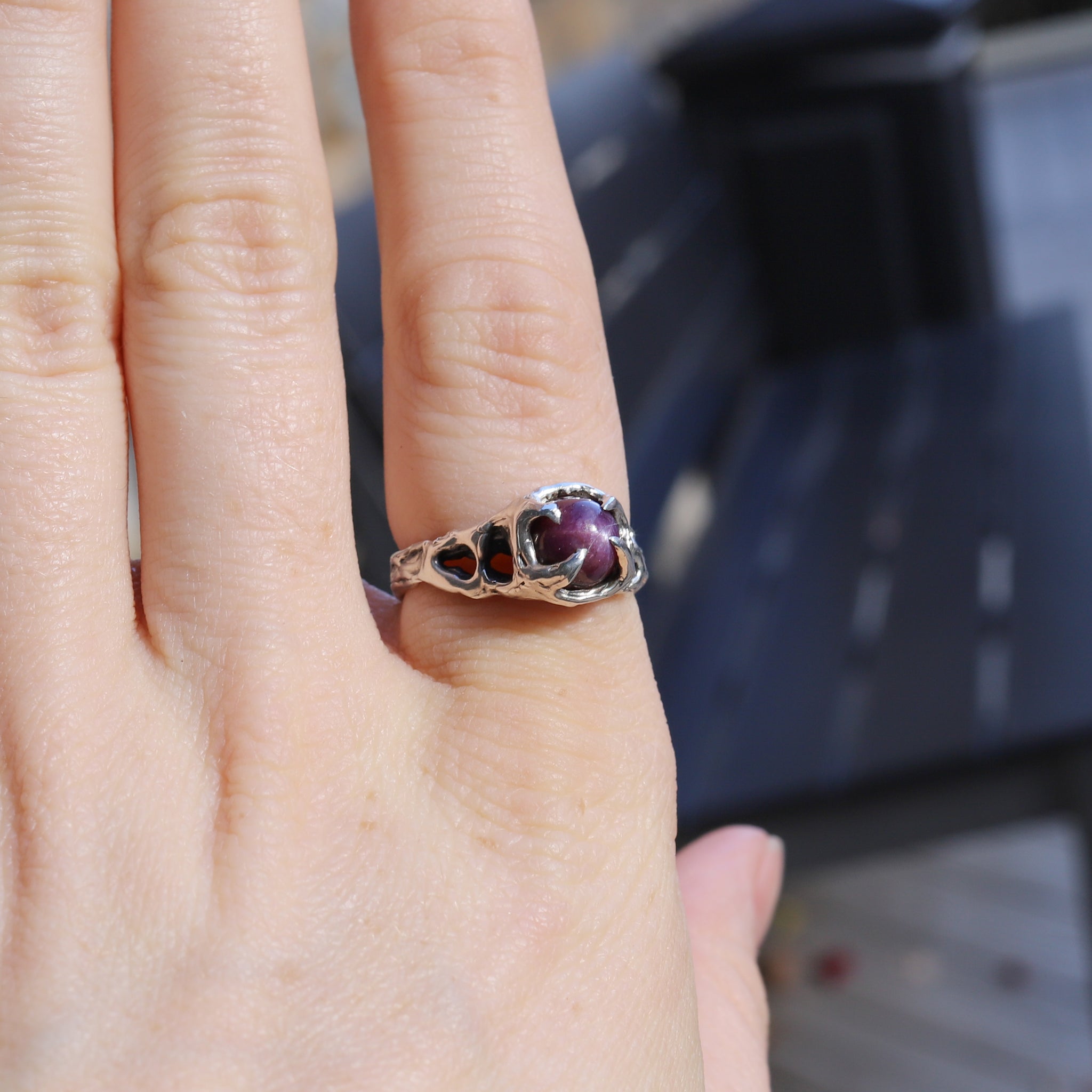 Star Ruby Ring size 7.75