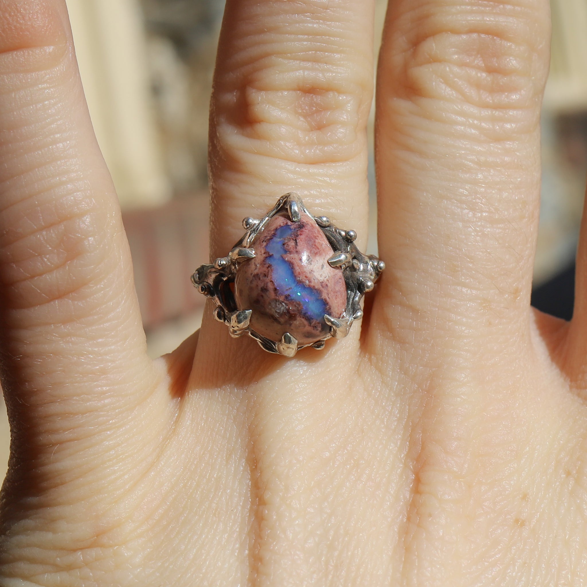 Mexican Opal Ring size 6