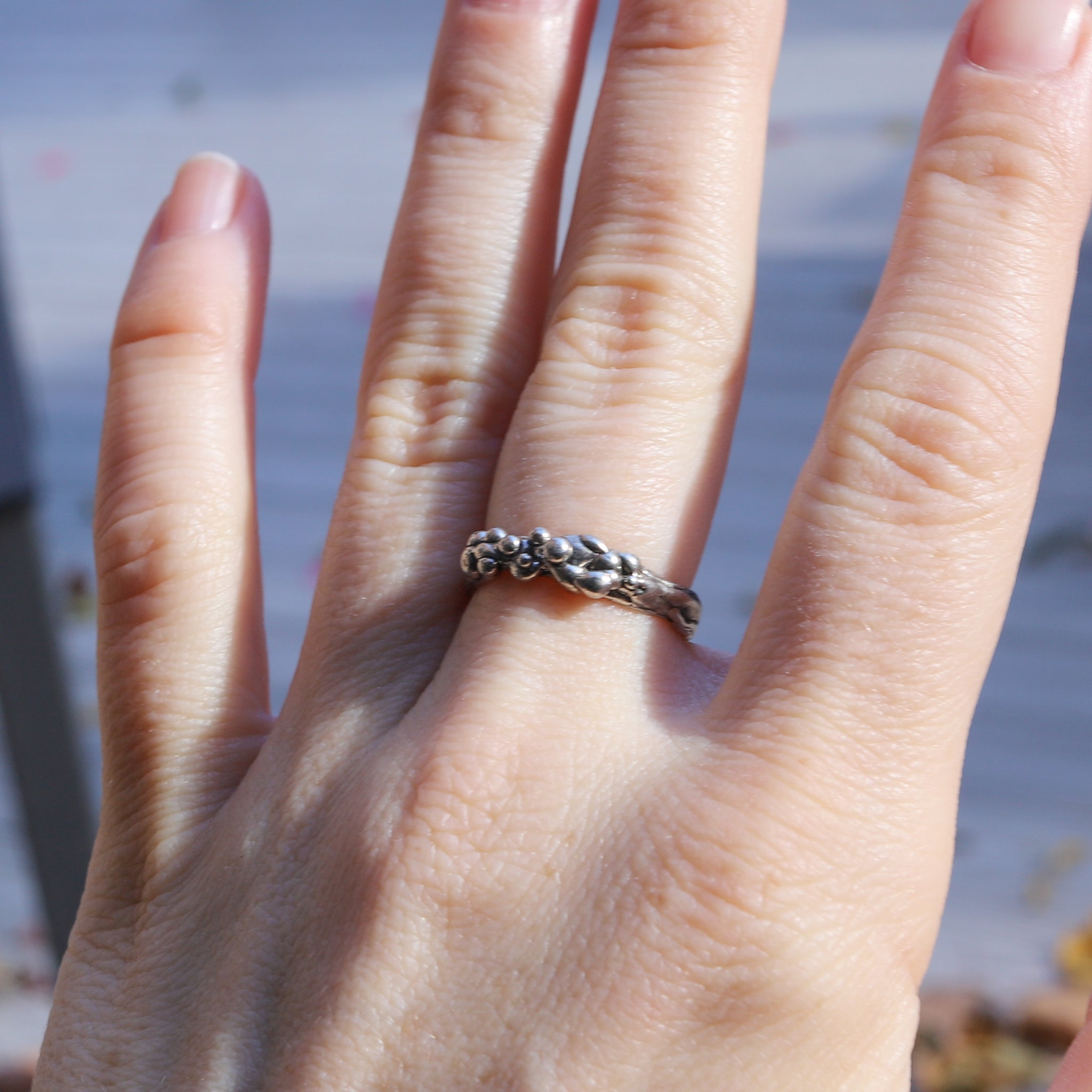 Organic Texture Ring size 6.75