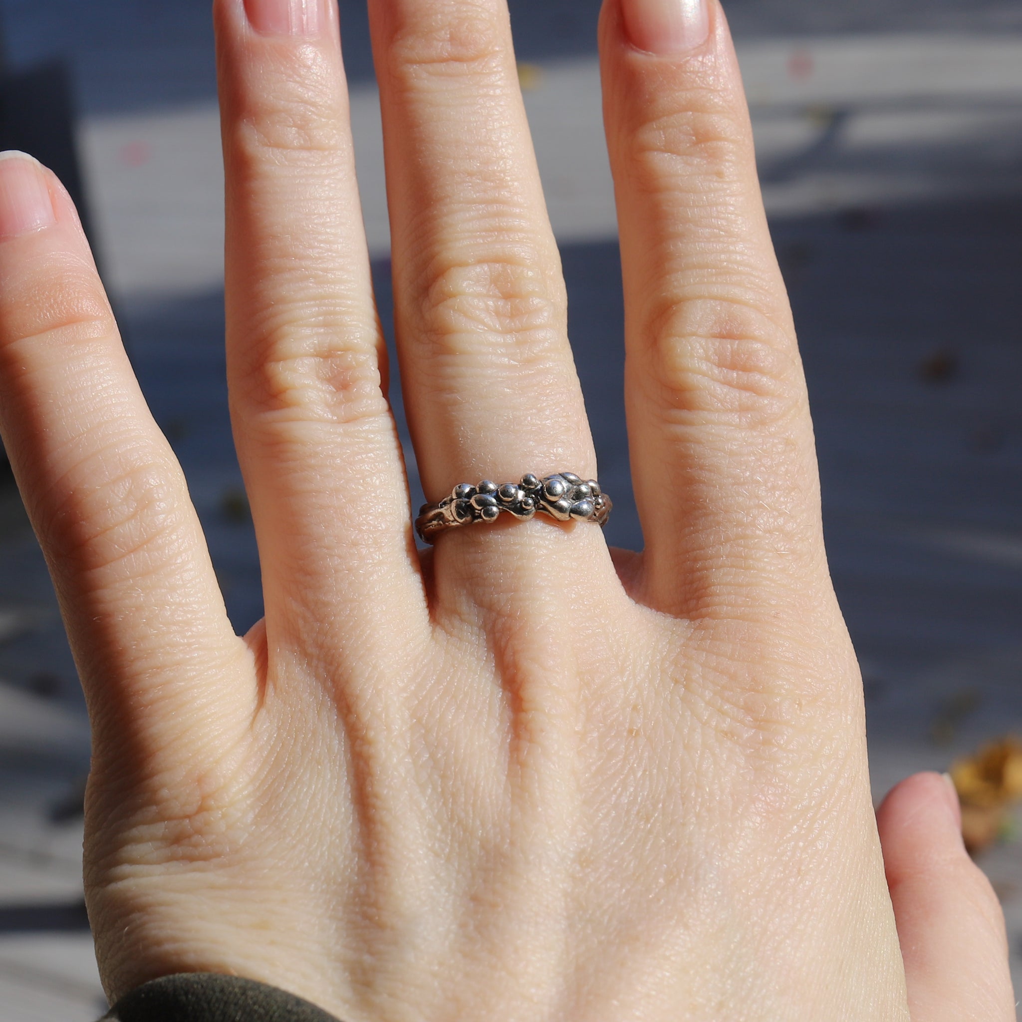 Organic Texture Ring size 6.75