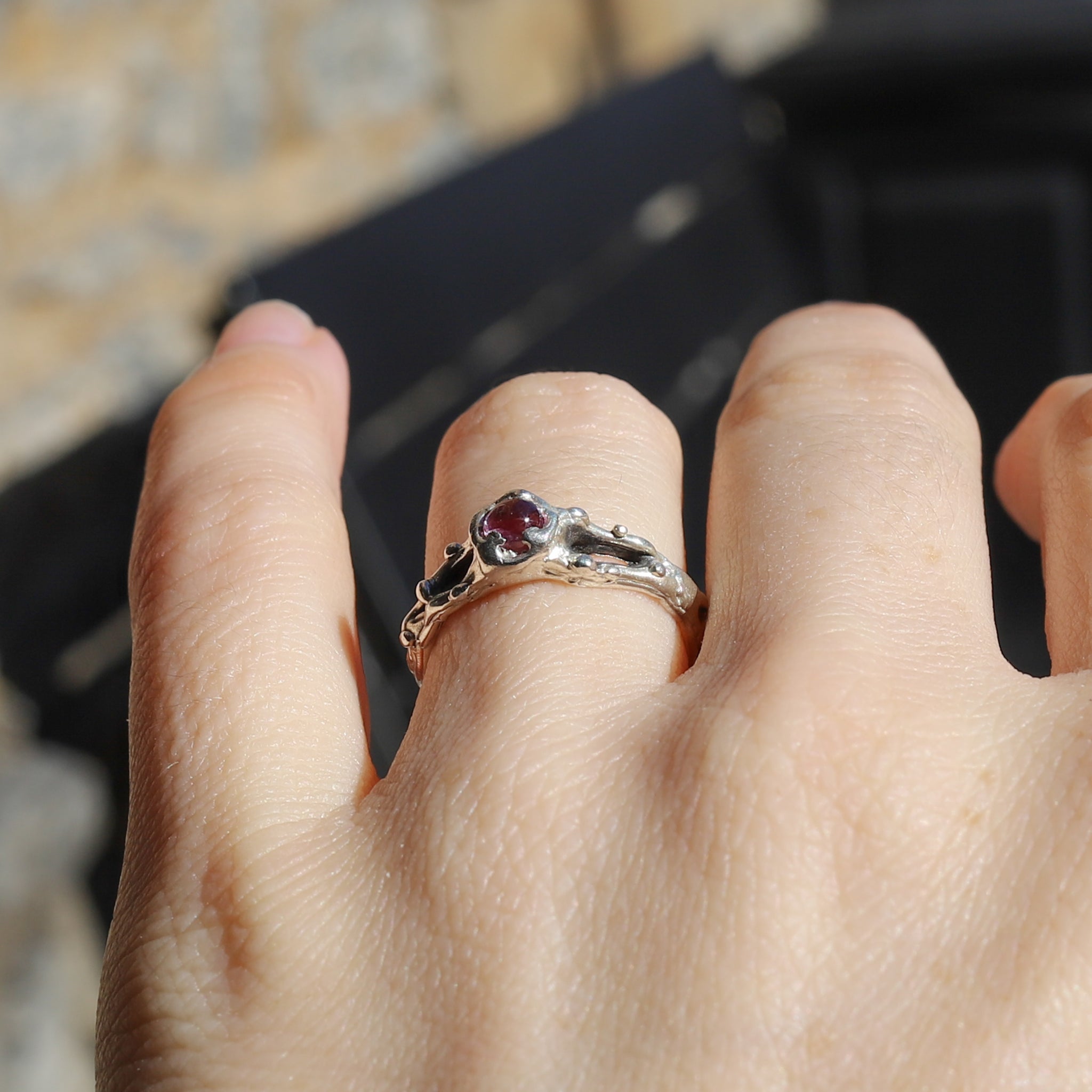 Pink Sapphire Ring size 5.75