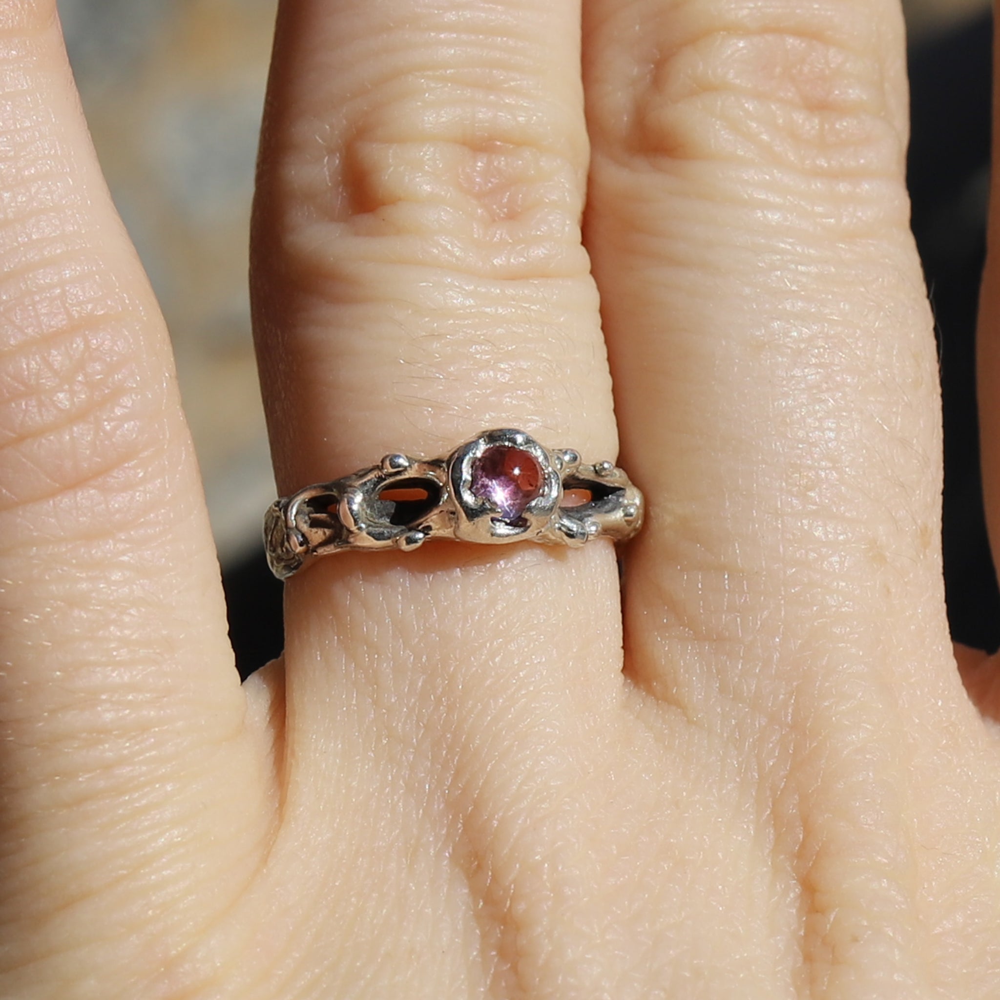 Pink Sapphire Ring size 5.75