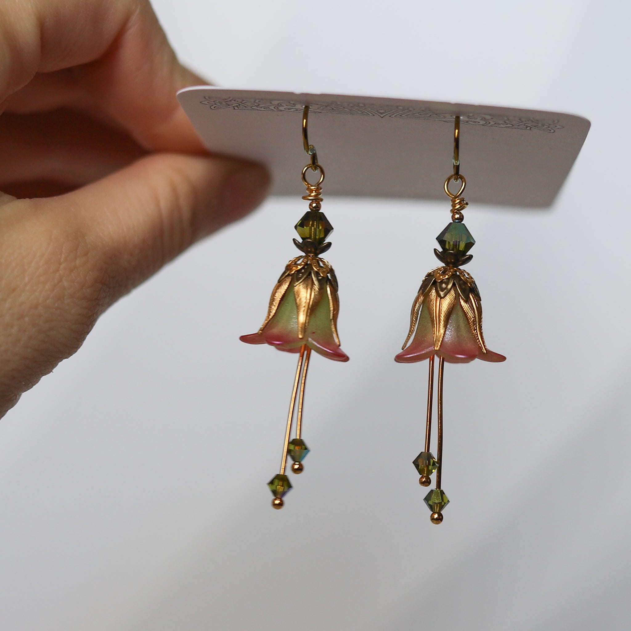 Faerie Flower Earrings - A