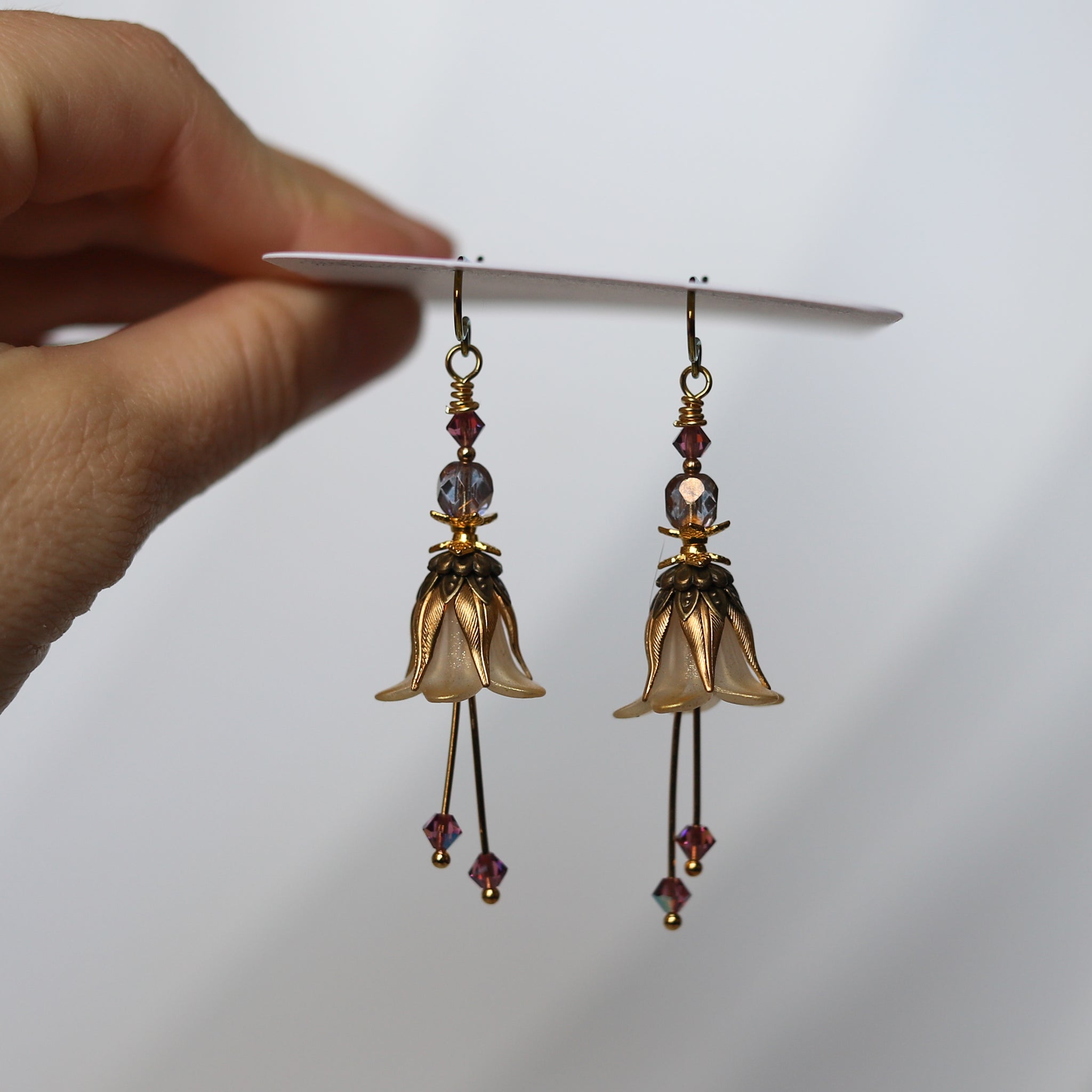 Faerie Flower Earrings - b