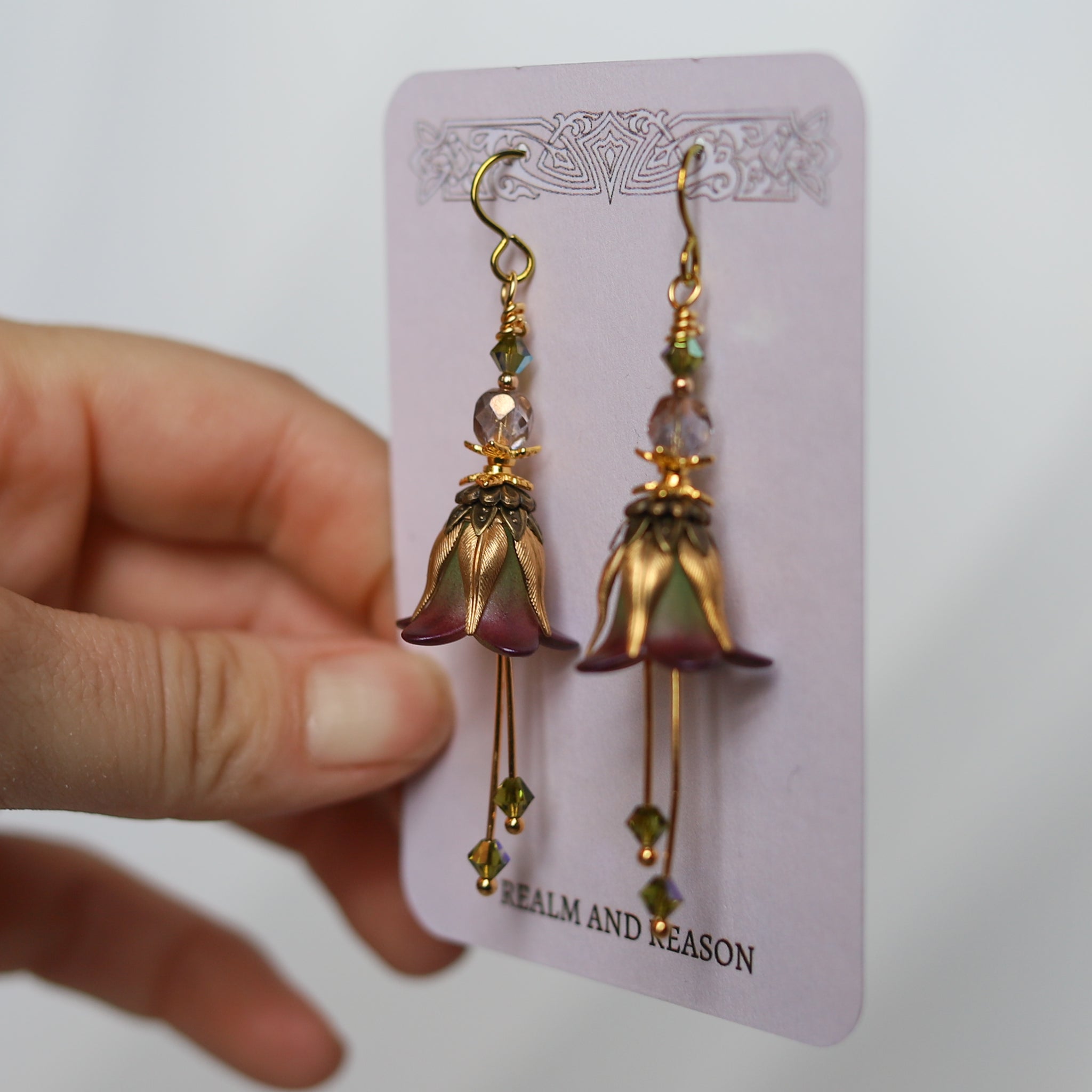 Faerie Flower Earrings - d