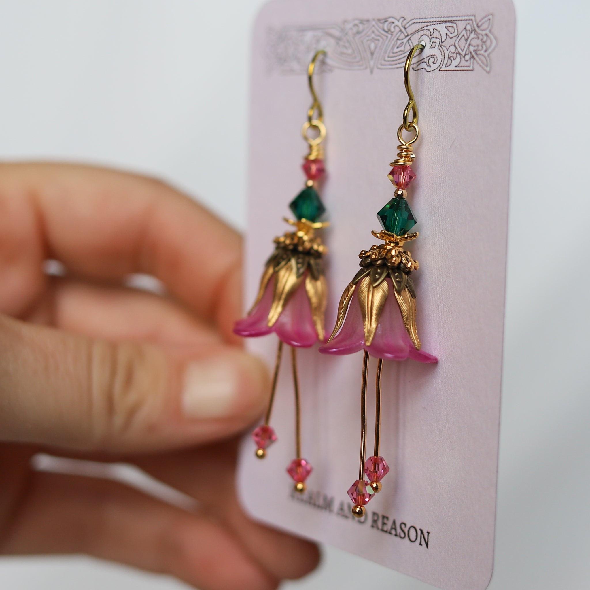 Faerie Flower Earrings - e
