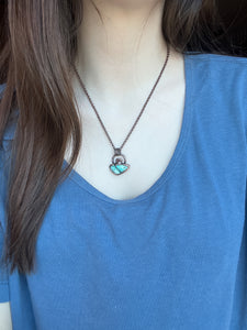 Sapphire & Chrysocolla Necklace