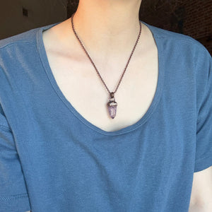 Phantom Amethyst Necklace - a