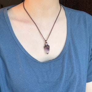 Phantom Amethyst Necklace - b