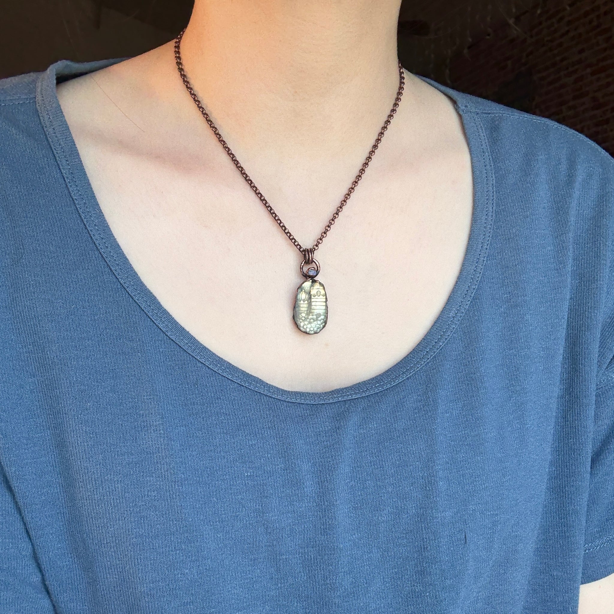 Fairy Castle & Opal Necklace