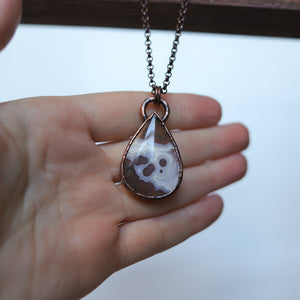 Moss Agate Necklace (a)