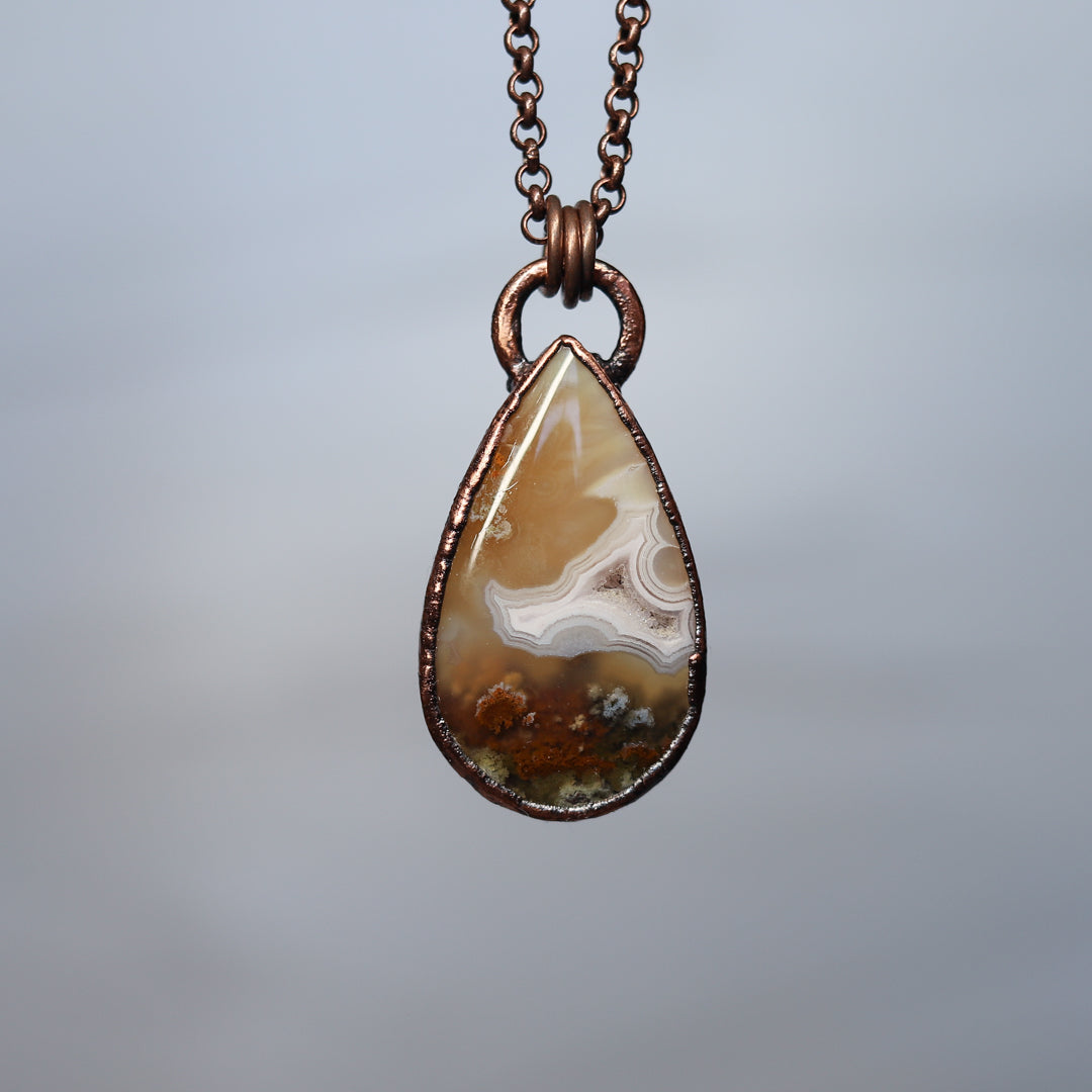 Moss Agate Necklace (f)