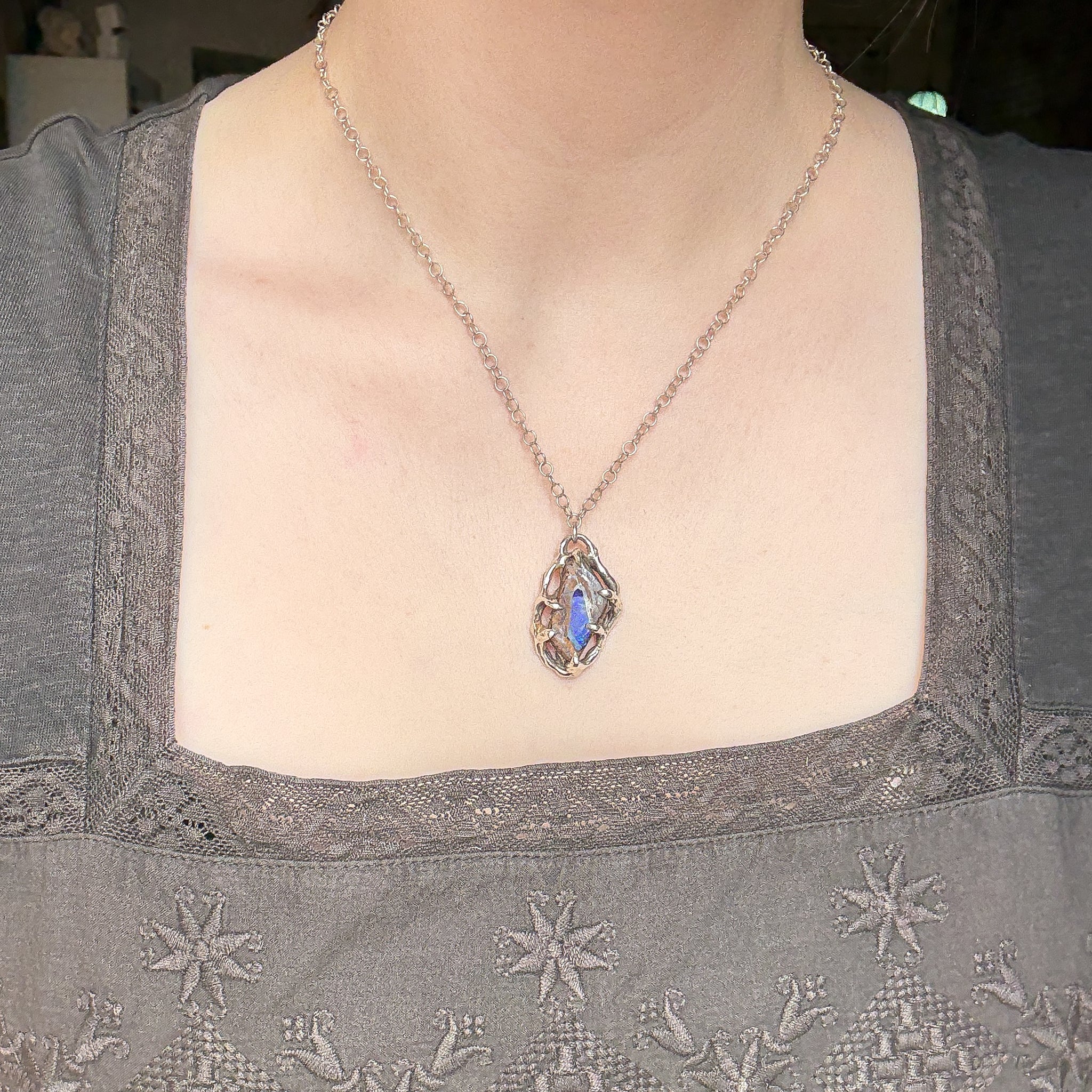 Australian Opal Portal Necklace