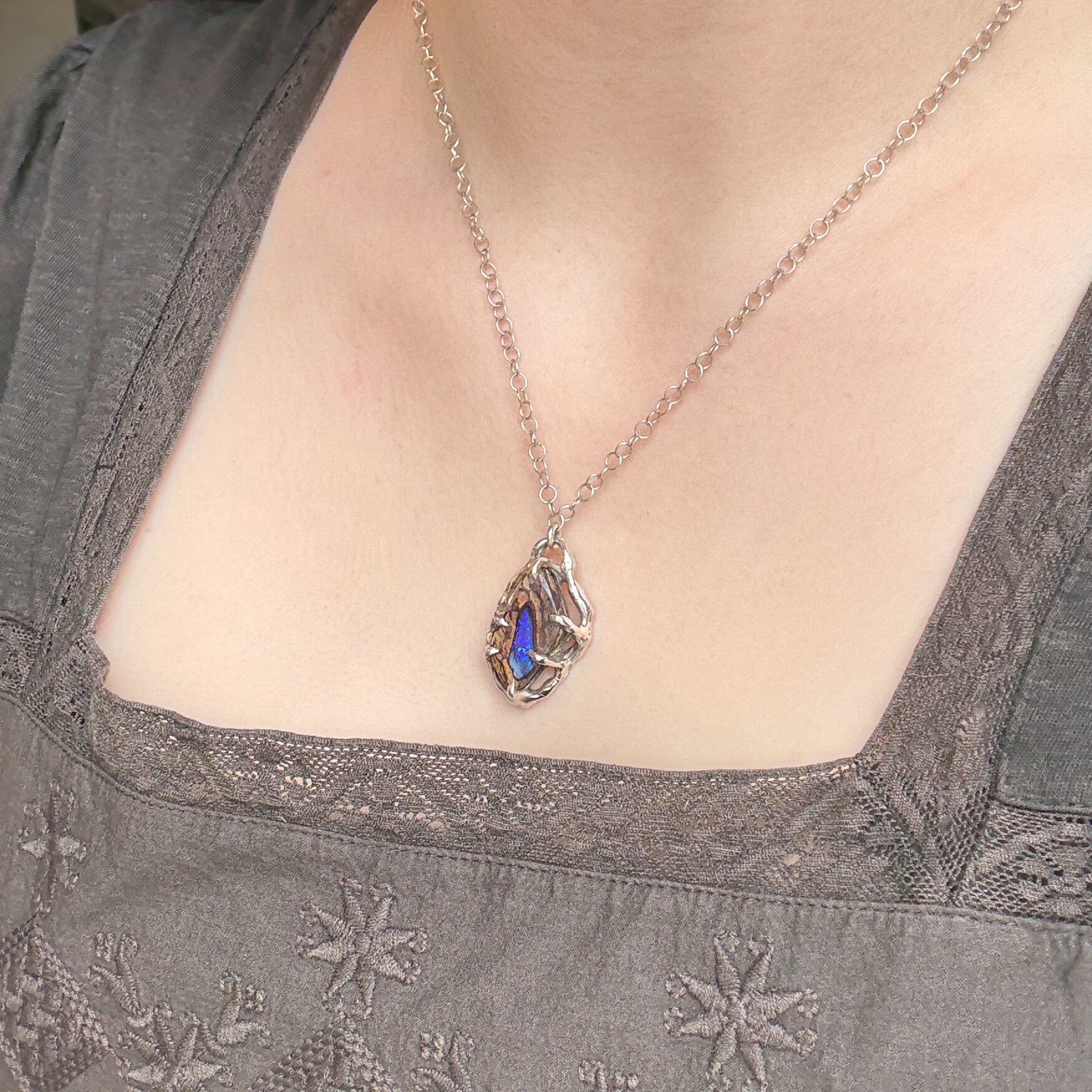 Australian Opal Portal Necklace