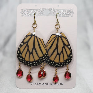 South American Monarch Earrings