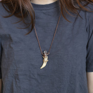 Antler & Phantom Quartz Necklace