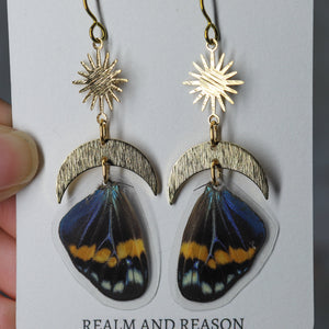 E. Pulchera Moth Earrings