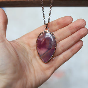 XL Atomic Amethyst Necklace