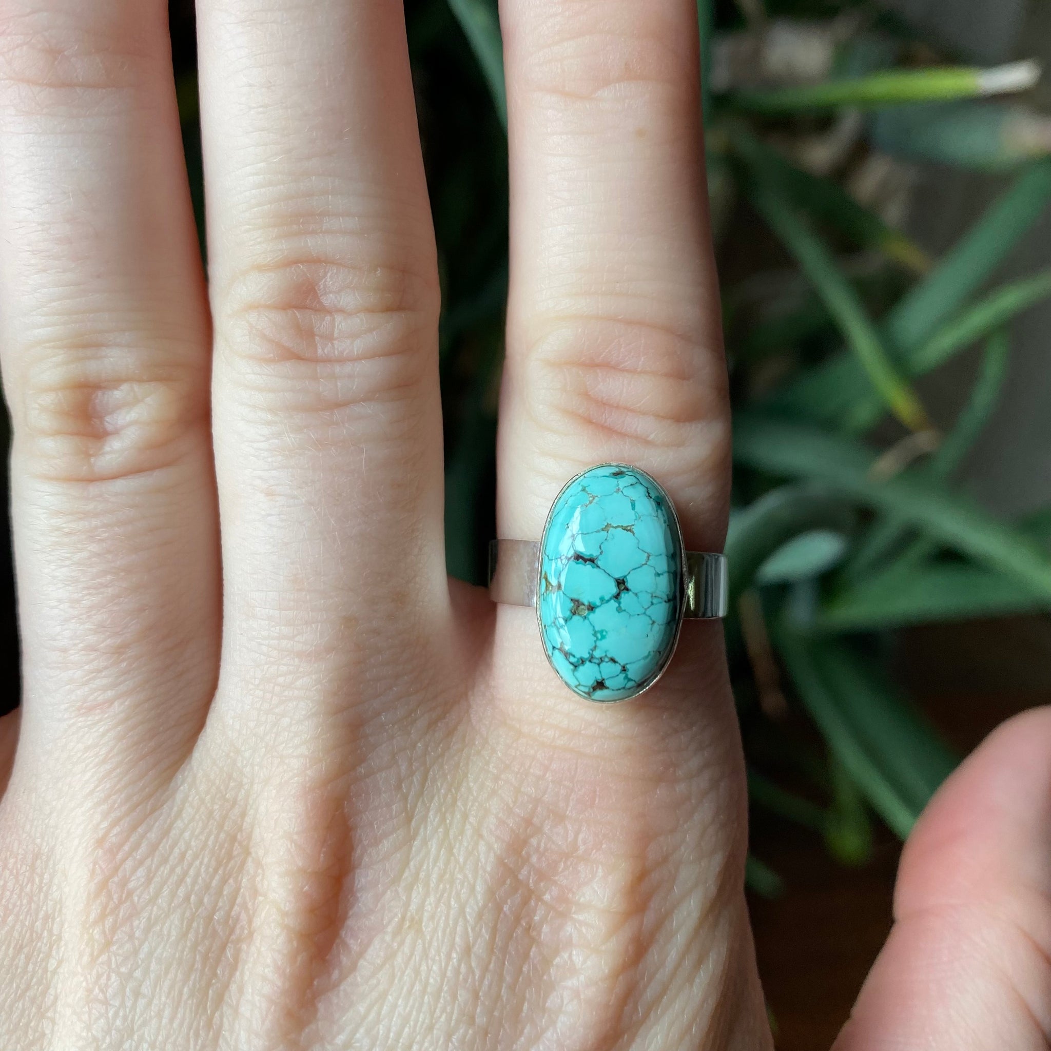 Tibetan Turquoise Ring size 9.75