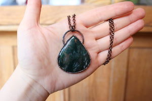 Moss Agate Necklace - c