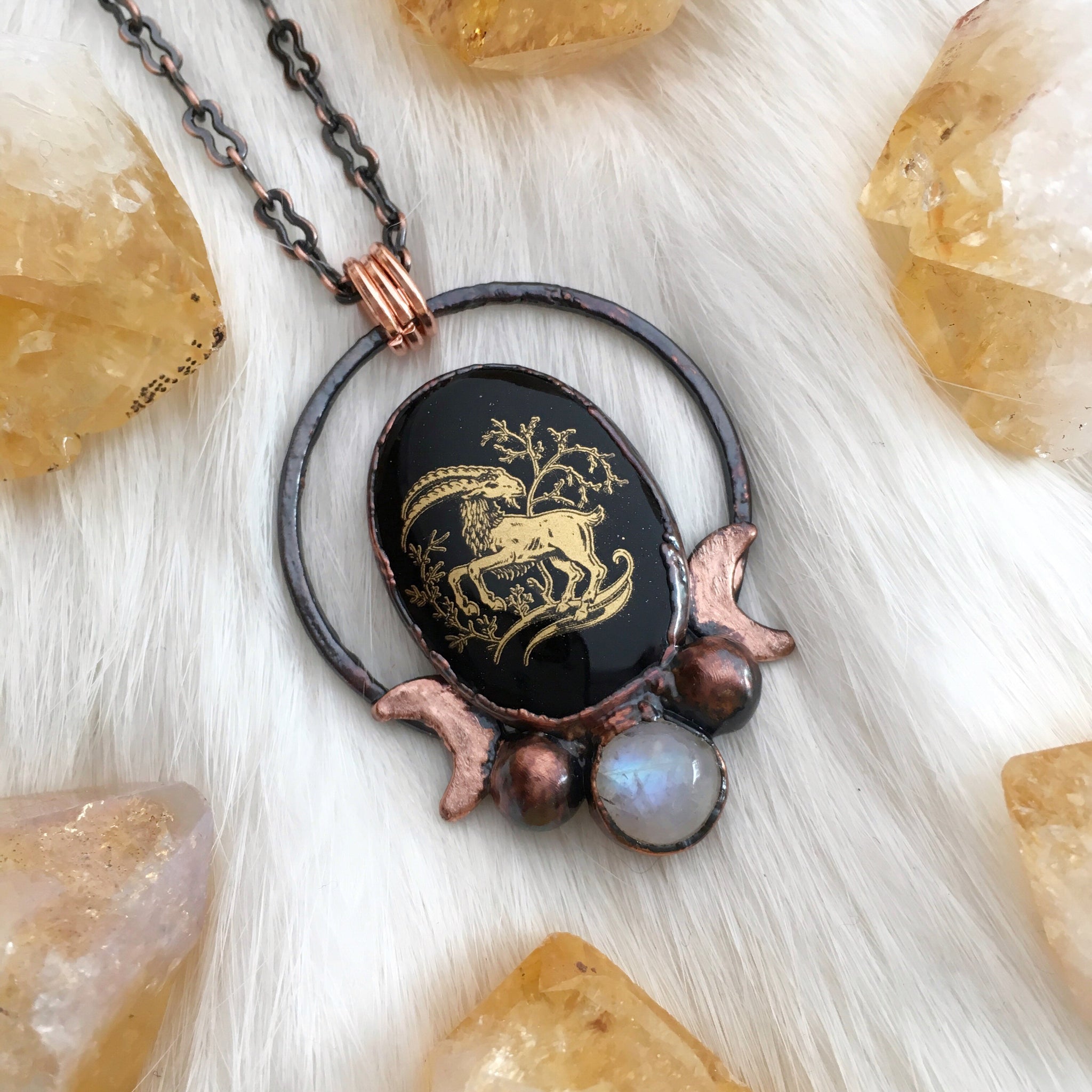 CAPRICORN Zodiac Necklace