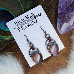 Purple Labradorite Earrings