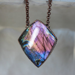 Giant Purple Labradorite - 1