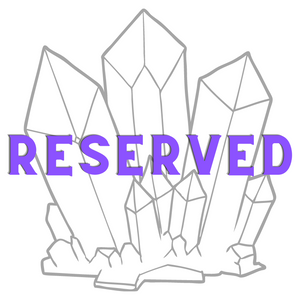 Reserved for Chelsey