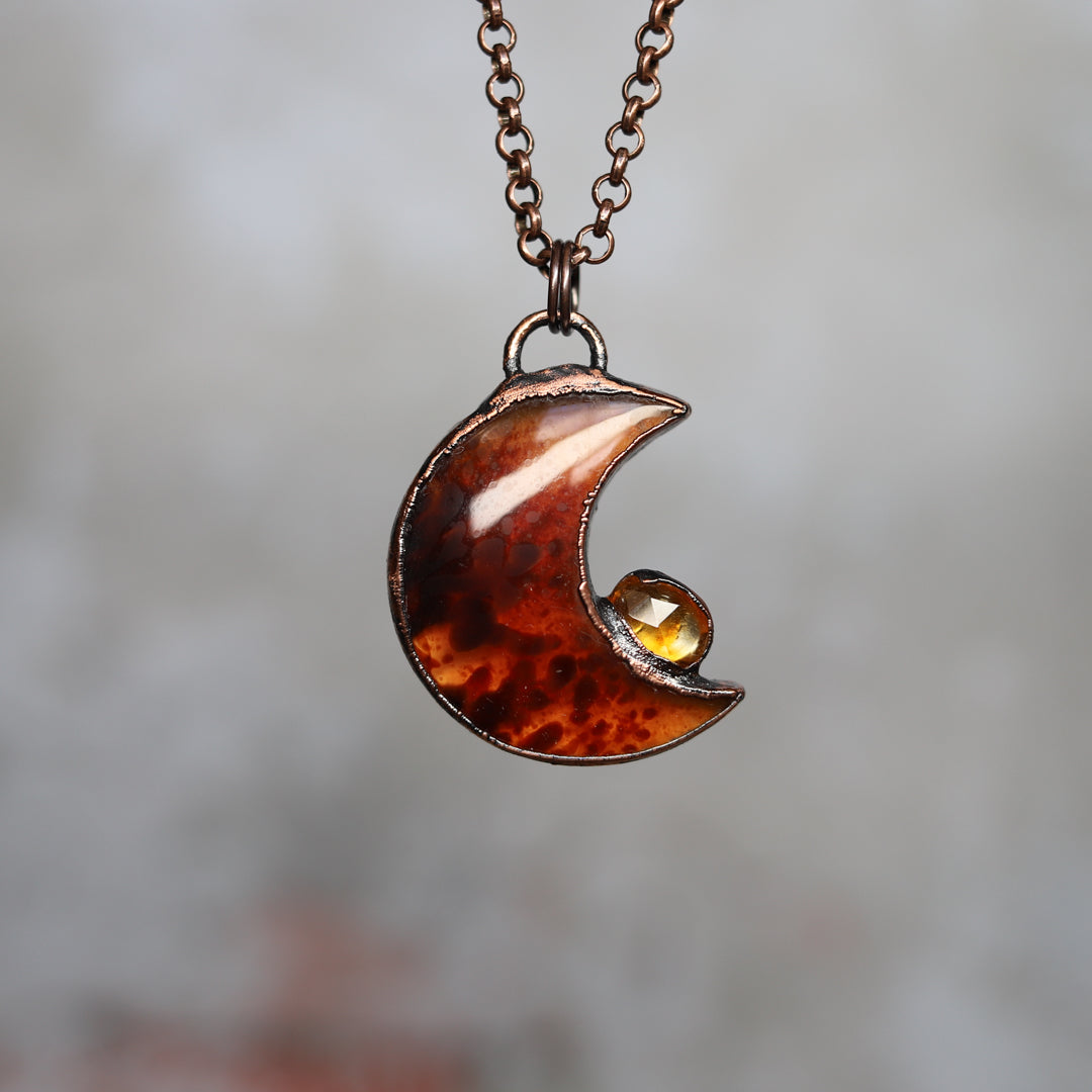Amber Moon with Citrine - C
