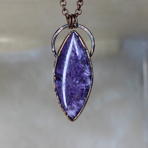 Royal Charoite Necklace - b