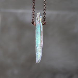 Angel Aura Quartz Necklace