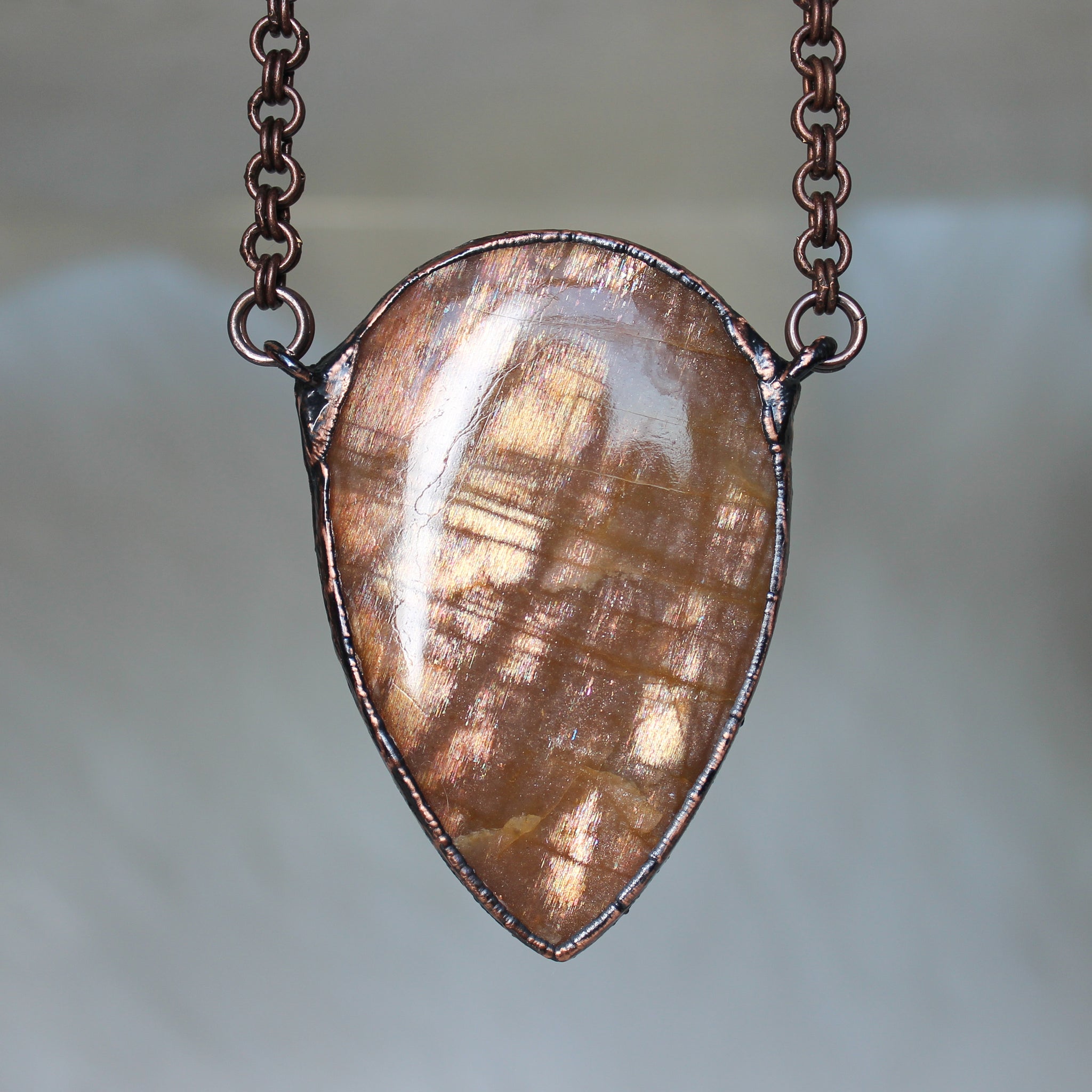 Giant Sunstone Necklace A