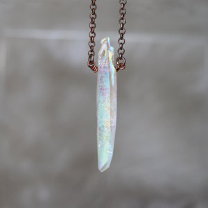 Angel Aura Quartz Necklace