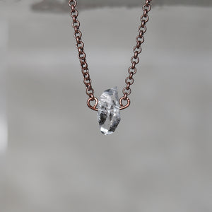 Herkimer Diamond Necklace - a