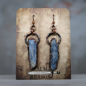 Blue Kyanite Earrings (b)